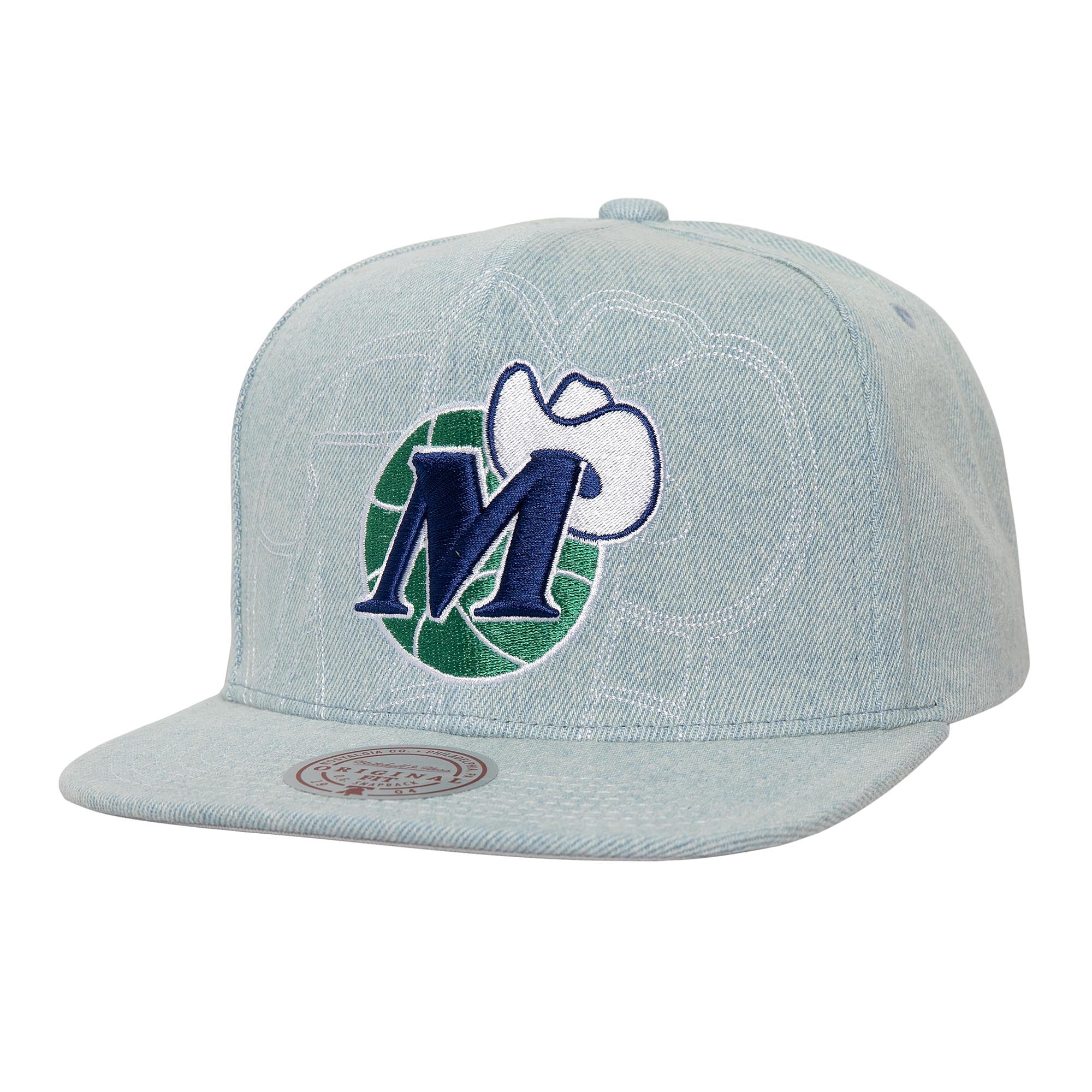 Mitchell & Ness Dallas Mavericks Team Two Tone Red Line Solid Flex Snapback Cap, verde, Taglia unica Mitchell & Ness Dallas Mavericks Team Two Tone Red Line Solid Flex Snapback Cap, verde, Taglia unica