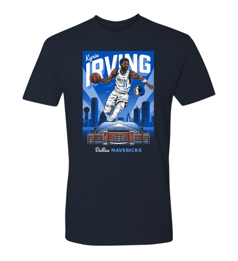 DALLAS MAVERICKS KYRIE IRVING ARENA SHORT SLEEVE TEE