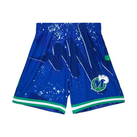 DALLAS MAVERICKS MITCHELL NESS HARDWOOD CLASSIC HYPER HOOPS SWINGMAN SHORTS