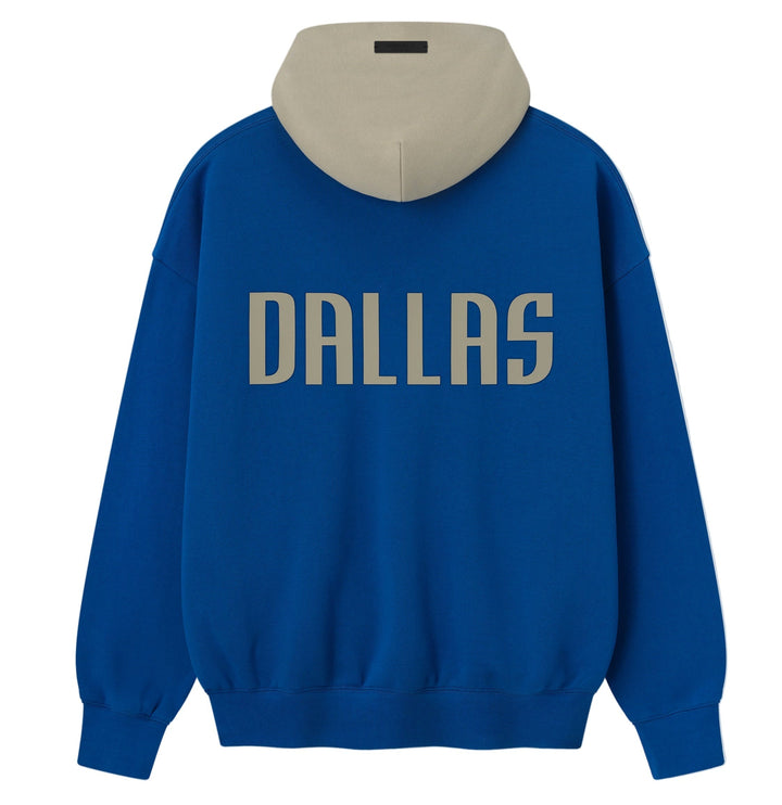 DALLAS MAVERICKS FEAR OF GOD ROYAL ESSENTIALS HOODIE