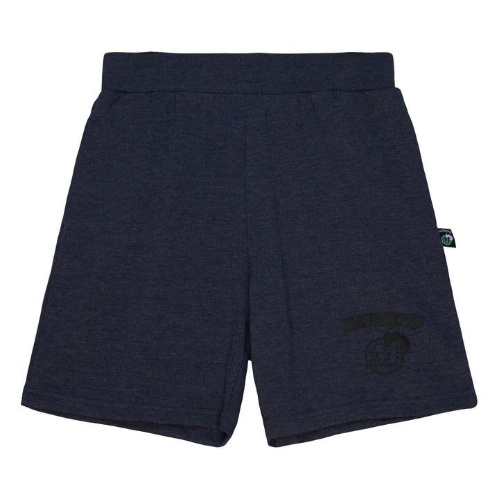 DALLAS MAVERICKS MITCHELL & NESS WOMENS NAVY BLUE FLEECE SHORTS