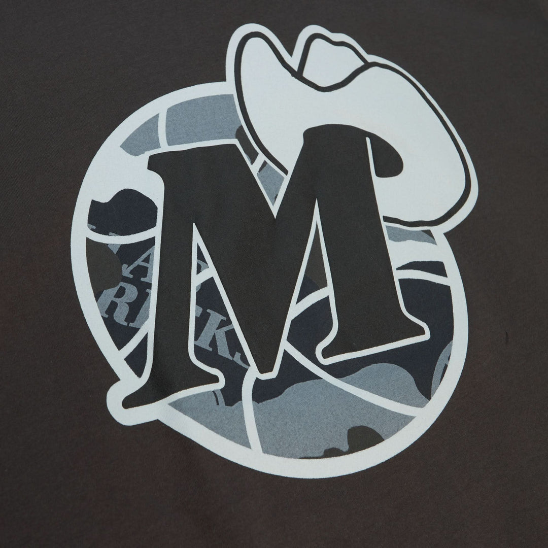 DALLAS MAVERICKS MITCHELL & NESS BLACK CAMO M-HAT TEE