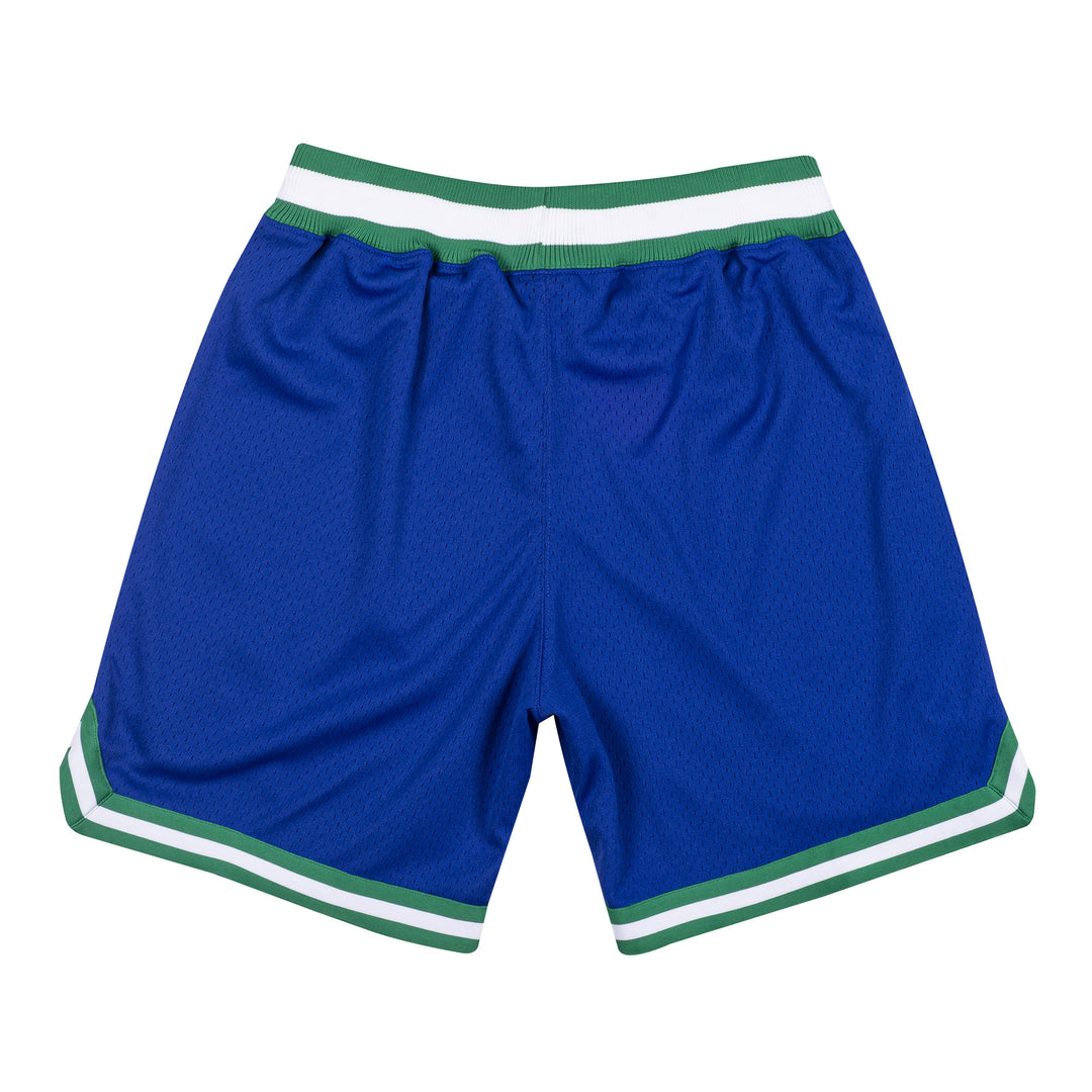 DALLAS MAVERICKS MITCHELL & NESS ROYAL BLUE AUTHENTIC M-HAT SHORTS