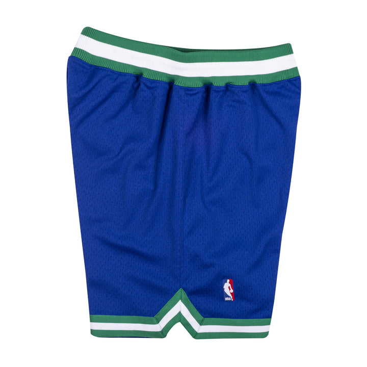 DALLAS MAVERICKS MITCHELL & NESS ROYAL BLUE AUTHENTIC M-HAT SHORTS