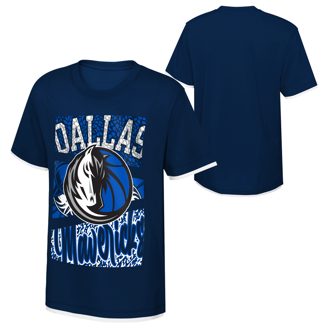 DALLAS MAVERICKS NIKE YOUTH HORSEHEAD GRAPHIC TEE