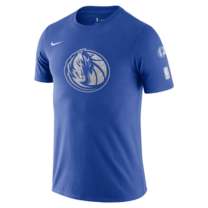 DALLAS MAVERICKS NIKE SHORT SLEEVE ROYAL BLUE CLASSIC HORSEHEAD TEE