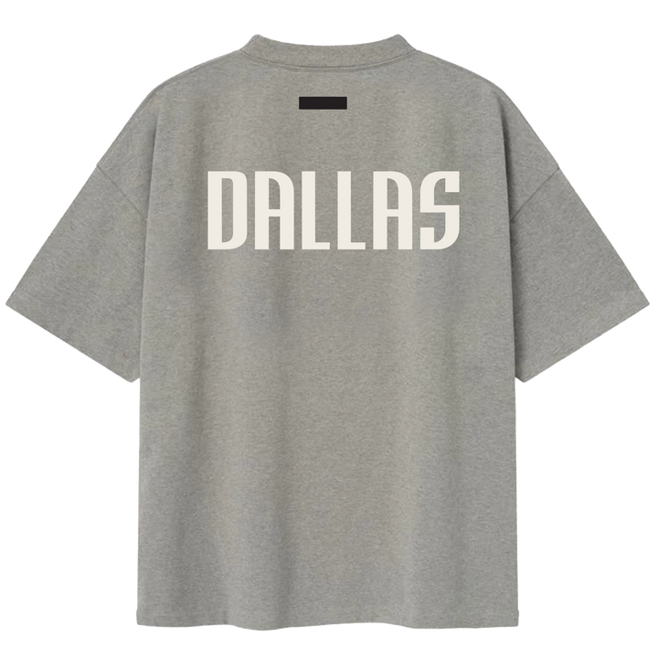 DALLAS MAVERICKS FEAR OF GOD DARK HEATHER ESSENTIALS SHORT SLEEVE TEE