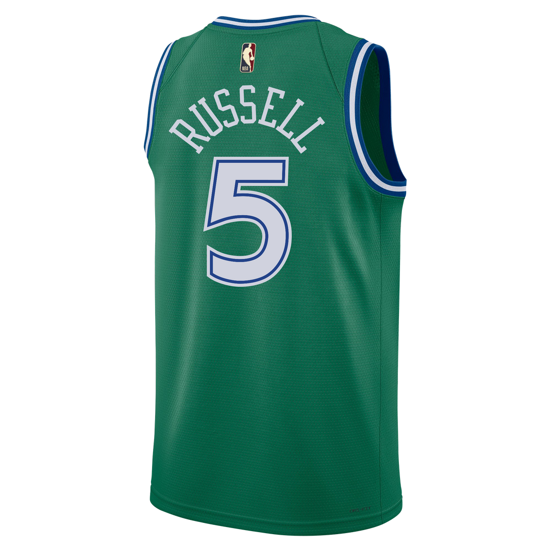DALLAS MAVERICKS NIKE HARDWOOD CLASSIC D'ANGELO RUSSELL SWINGMAN JERSEY