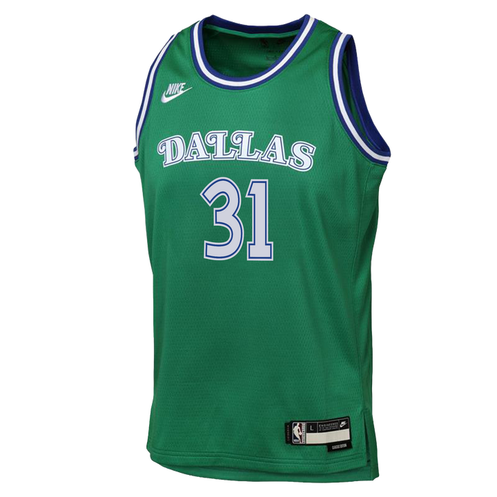 DALLAS MAVERICKS NIKE OUTERSTUFF HARDWOOD CLASSIC YOUTH KLAY THOMPSON SWINGMAN JERSEY