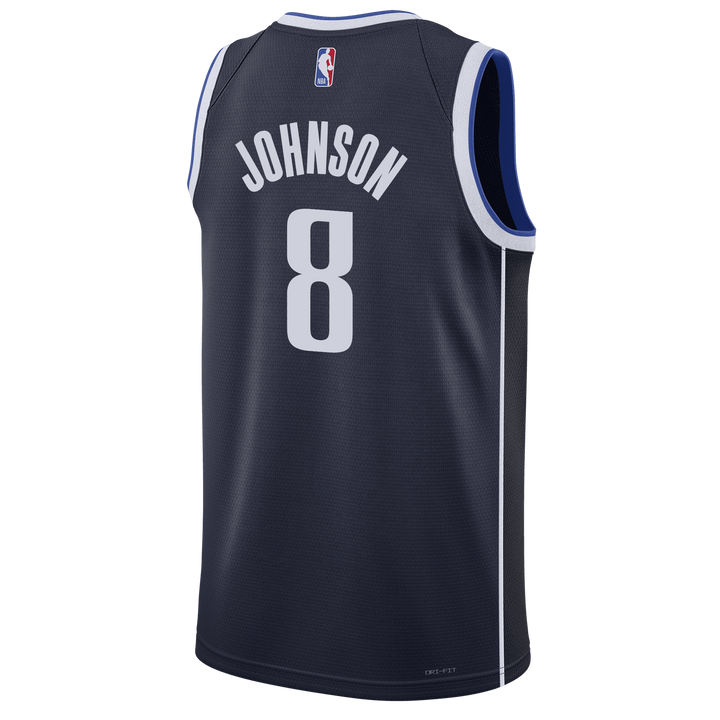 DALLAS MAVERICKS AJ JOHNSON STATEMENT SWINGMAN JERSEY