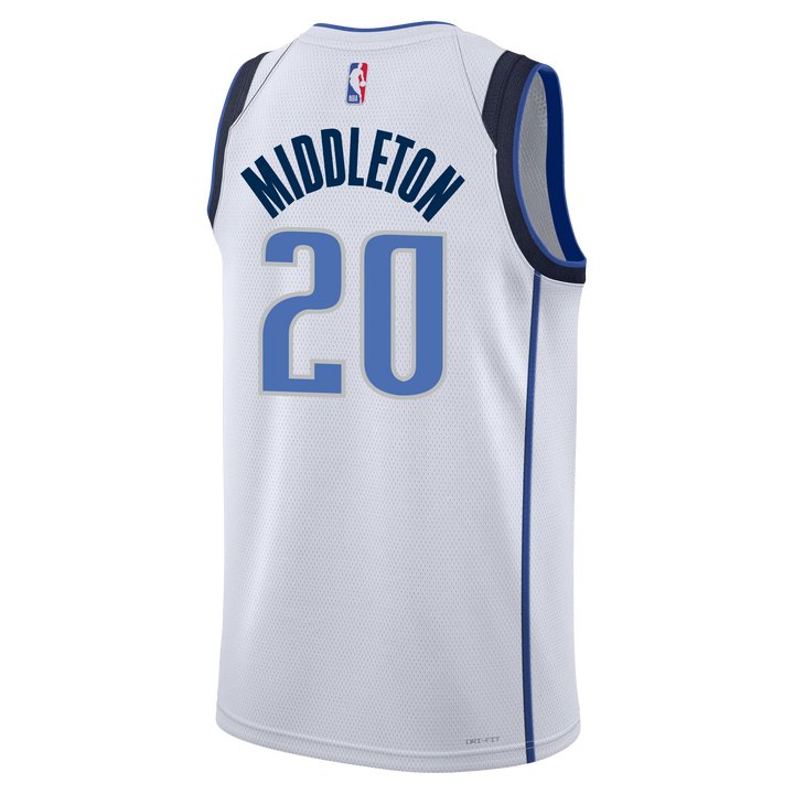 DALLAS MAVERICKS KHRIS MIDDLETON ASSOCIATION SWINGMAN JERSEY