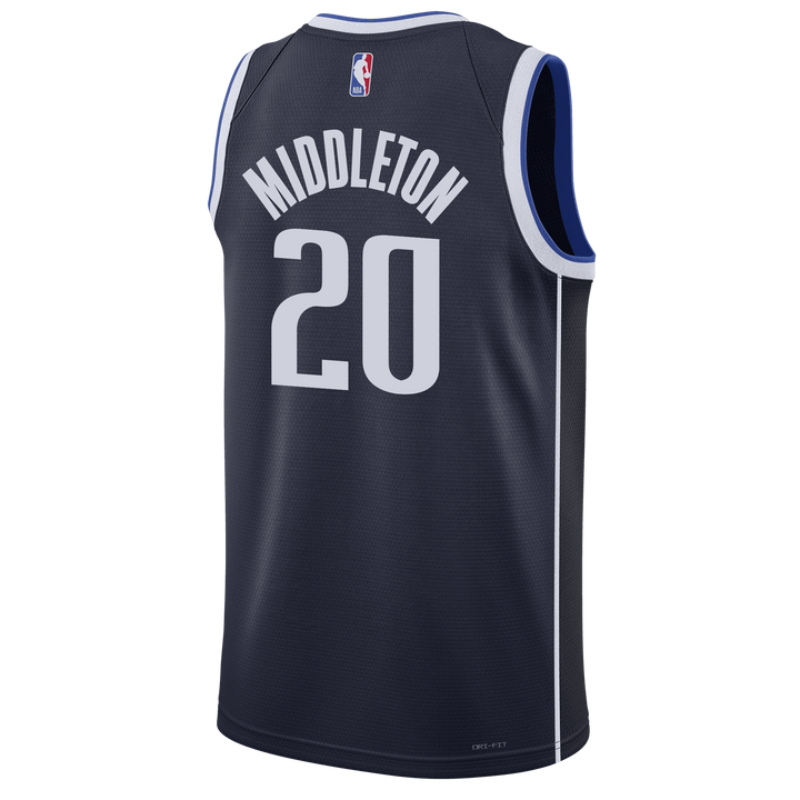 DALLAS MAVERICKS KHRIS MIDDLETON JORDAN STATEMENT SWINGMAN JERSEY