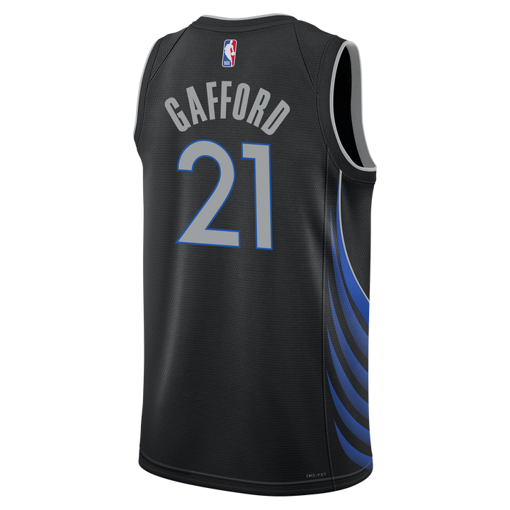 DALLAS MAVERICKS NIKE 2025-26 CITY EDITION DANIEL GAFFORD SWINGMAN JERSEY