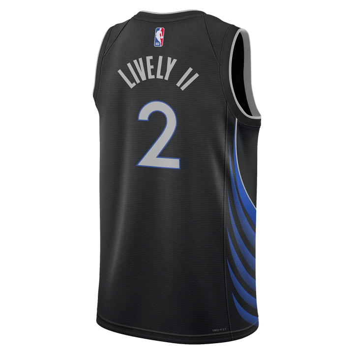 DALLAS MAVERICKS NIKE 2025-26 CITY EDITION DERECK LIVELY II SWINGMAN JERSEY
