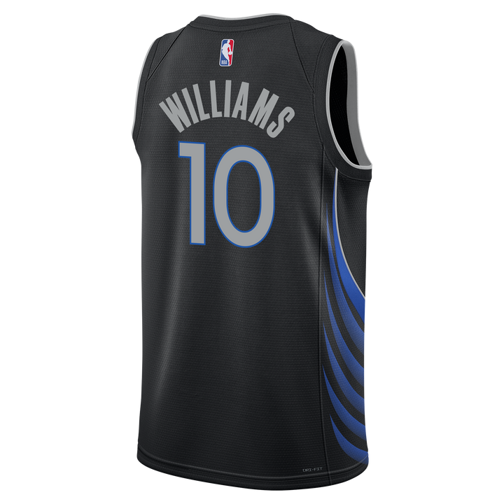 DALLAS MAVERICKS NIKE 2025-26 CITY EDITION BRANDON WILLIAMS SWINGMAN JERSEY