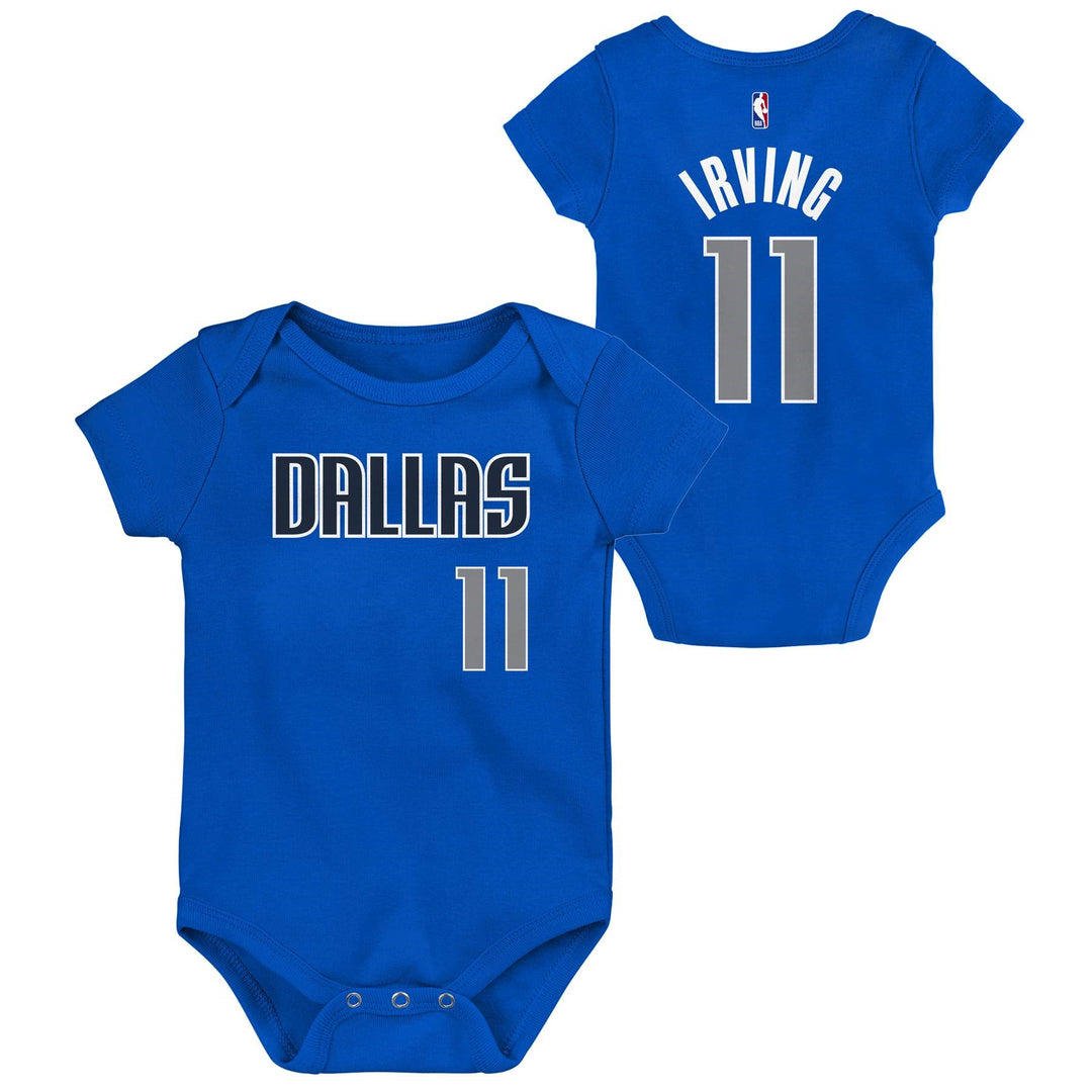 DALLAS MAVERICKS KYRIE IRVING INFANT NAME NUMBER ONESIE