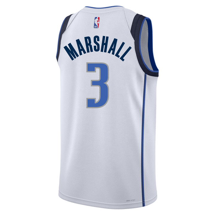 DALLAS MAVERICKS NIKE NAJI MARSHALL ASSOCIATION SWINGMAN JERSEY
