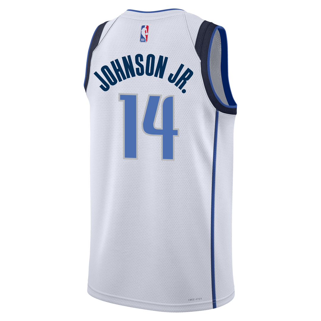 DALLAS MAVERICKS NIKE MOREZ JOHNSON JR. ASSOCIATION SWINGMAN JERSEY
