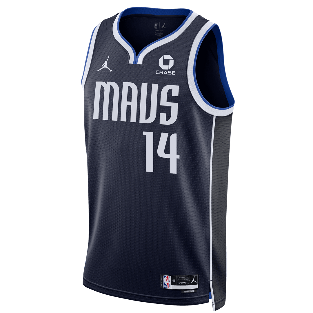 DALLAS MAVERICKS NIKE MOREZ JOHNSON JR. STATEMENT SWINGMAN JERSEY