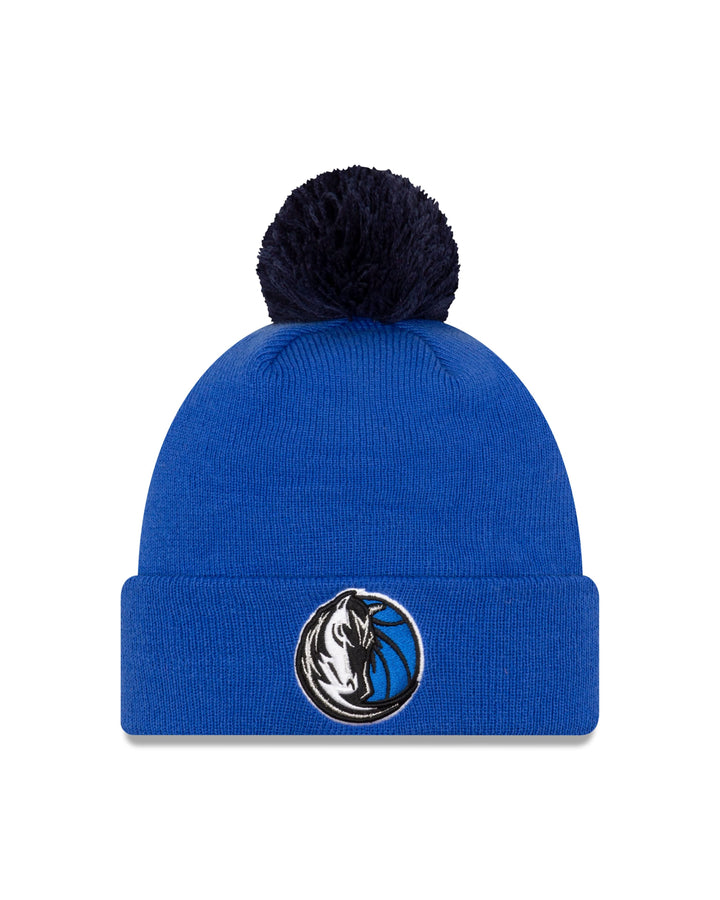 DALLAS MAVERICKS NEW ERA HORSEHEAD ROYAL TEAM POM KNIT