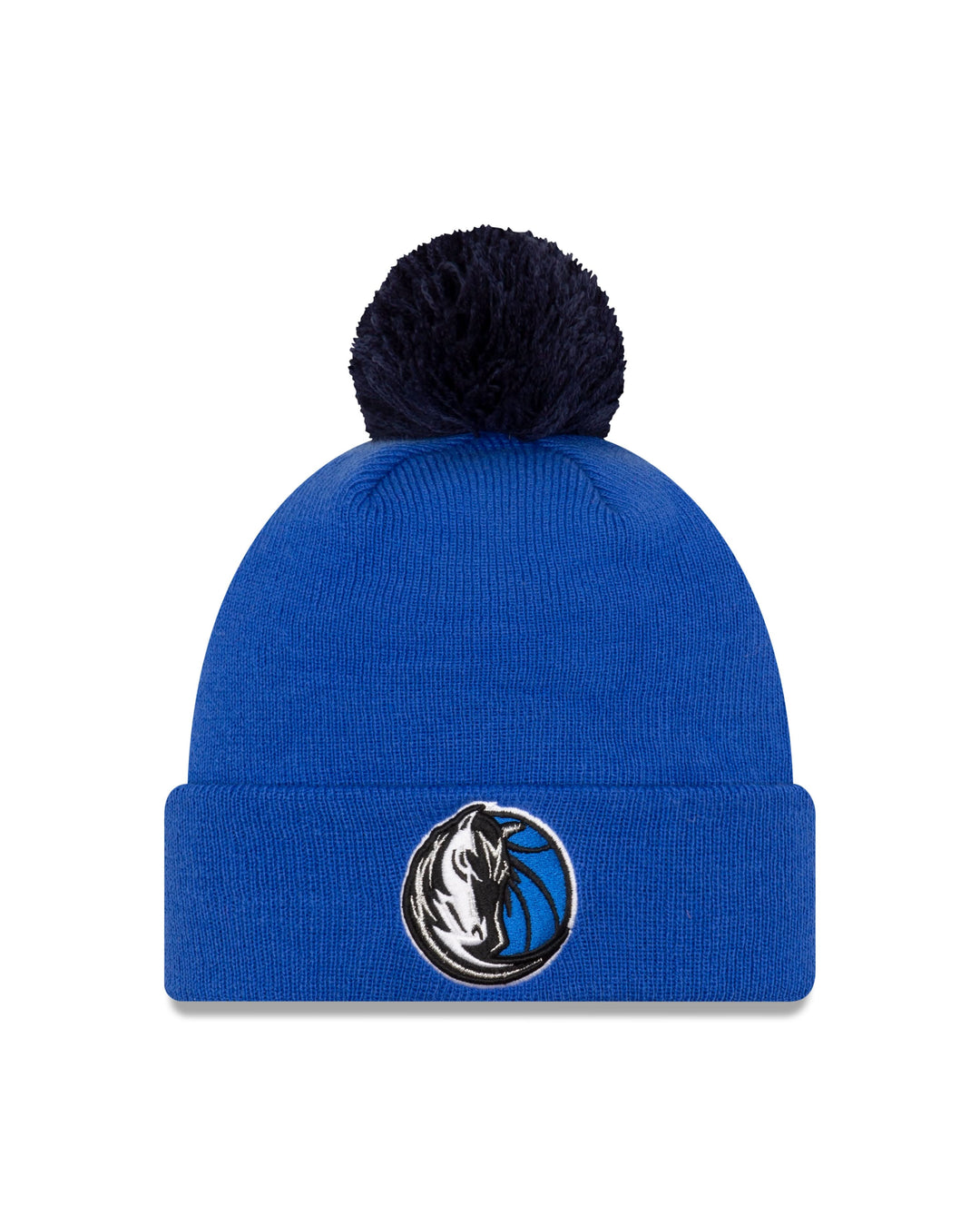 DALLAS MAVERICKS NEW ERA HORSEHEAD ROYAL TEAM POM KNIT