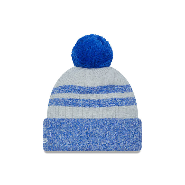 DALLAS MAVERICKS NEW ERA GREY STRIPED POM KNIT