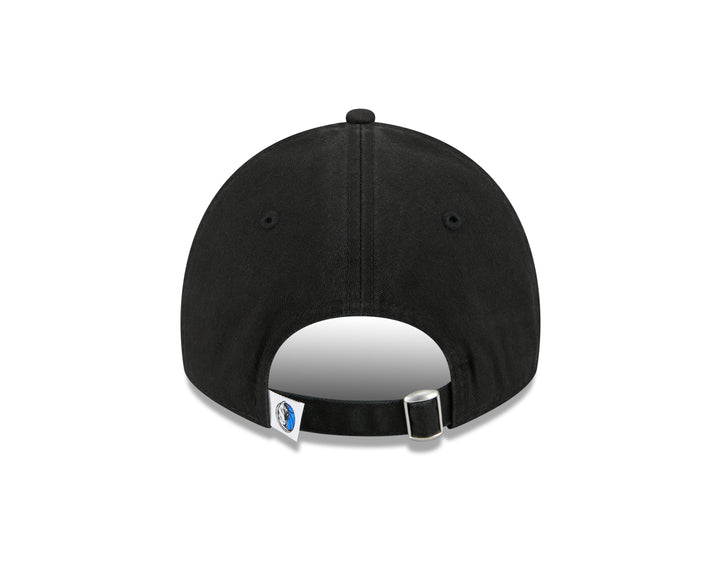 DALLAS MAVERICKS NEW ERA BLACK HORSEHEAD ADJUSTABLE CAP