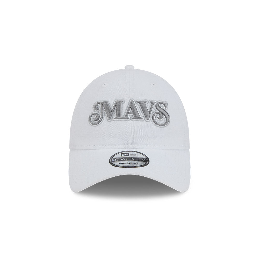 DALLAS MAVERICKS NEW ERA CITY EDITION 2024-25 WHITE MAVS SCRIPT SNAPBACK