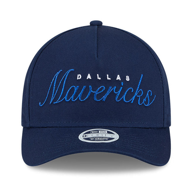 DALLAS MAVERICKS NEW ERA WOMENS FRAME METALLIC SNAPBACK CAP