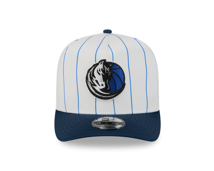 DALLAS MAVERICKS NEW ERA SATIN PINSTRIPE SNAPBACK CAP