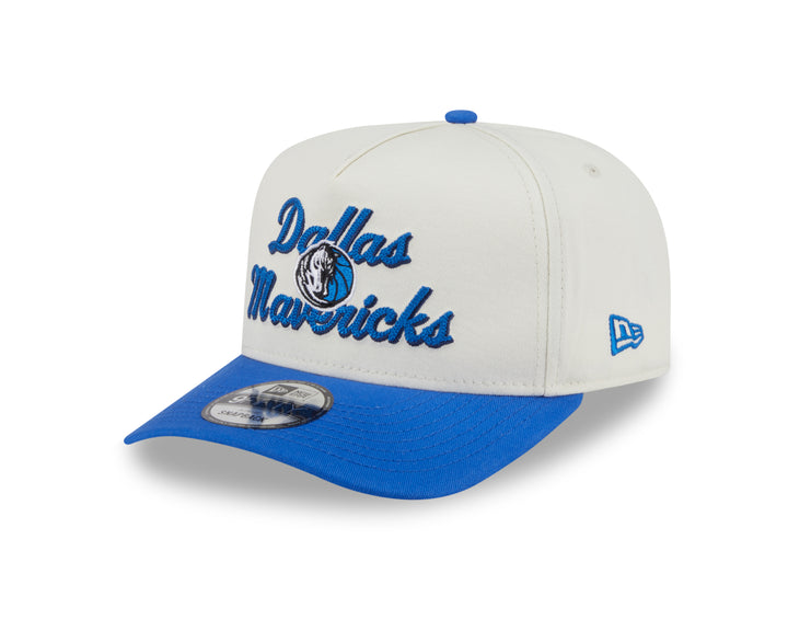 DALLAS MAVERICKS NEW ERA CHAIN STICH CREAM SNAPBACK CAP
