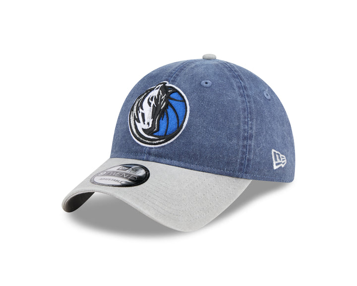 DALLAS MAVERICKS NEW ERA TWO TONED GREY AND DENIM ADJUSTABLE CAP