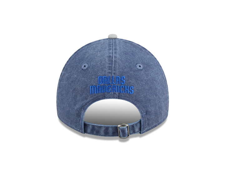 DALLAS MAVERICKS NEW ERA TWO TONED GREY AND DENIM ADJUSTABLE CAP
