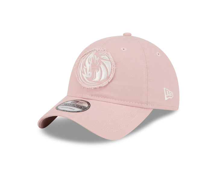 DALLAS MAVERICKS NEW ERA WOMEN'S HORESEHEAD PINK ADJUSTABLE CAP