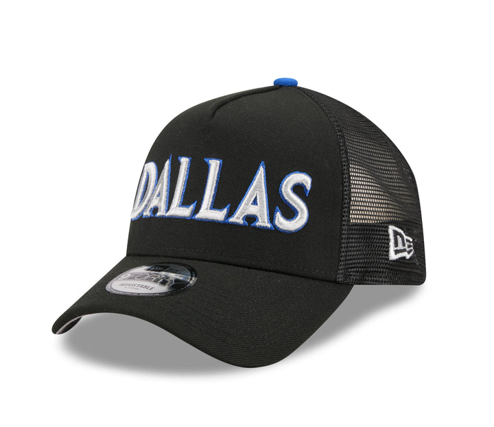 DALLAS MAVERICKS NEW ERA 2025-26 CITY EDITION DALLAS TRUCKER SNAPBACK CAP