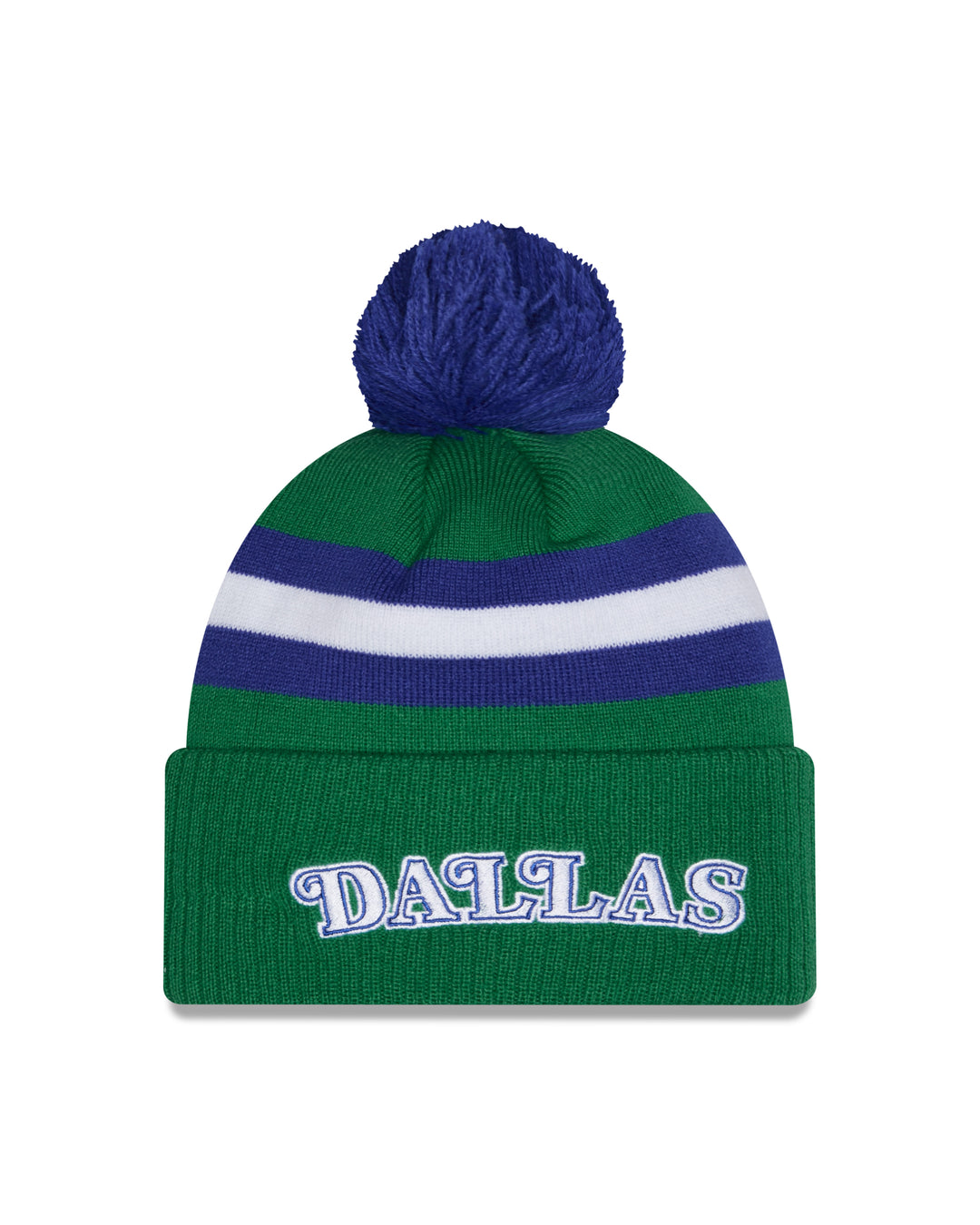 DALLAS MAVERICKS NEW ERA HARDWOOD CLASSIC YOUTH POM KNIT