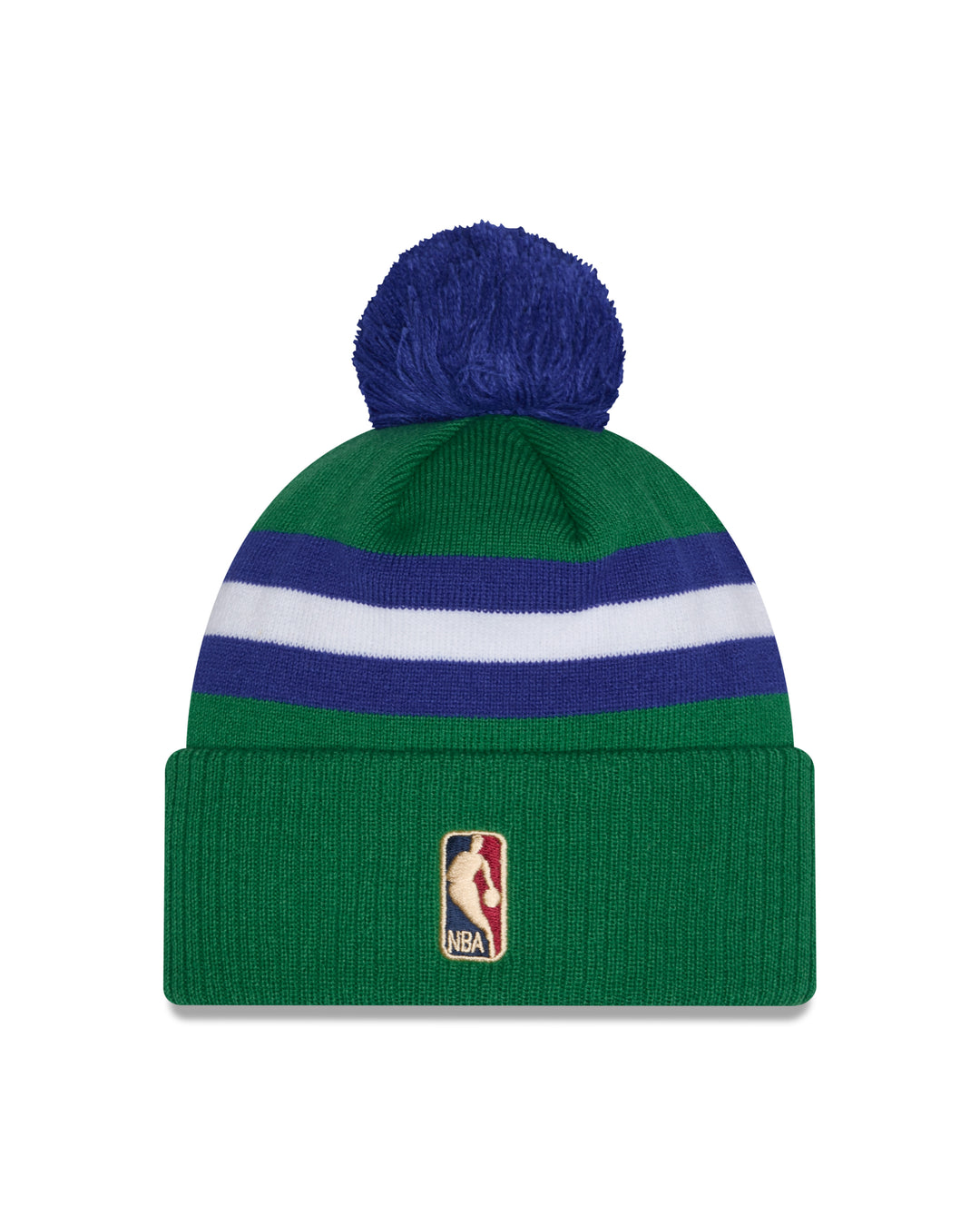 DALLAS MAVERICKS NEW ERA HARDWOOD CLASSIC YOUTH POM KNIT