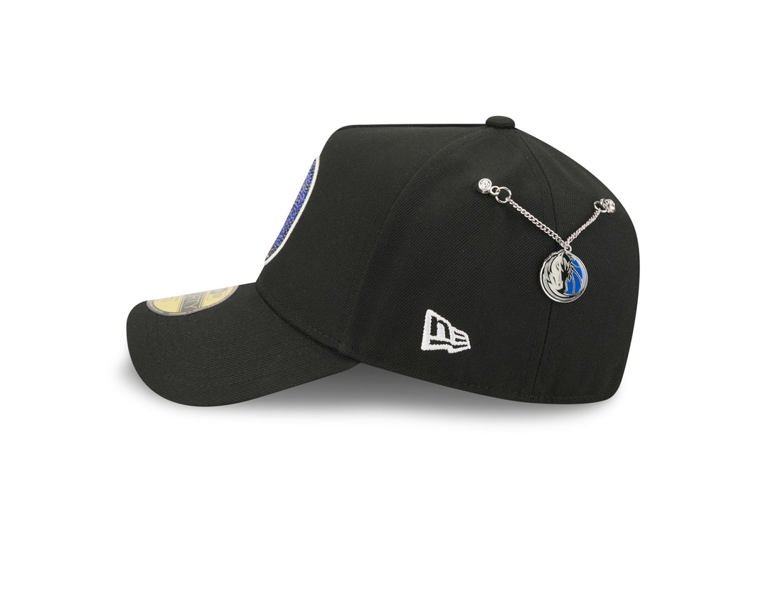 DALLAS MAVERICKS NEW ERA FITTED BLACK CHAIN  DRAFT CAP