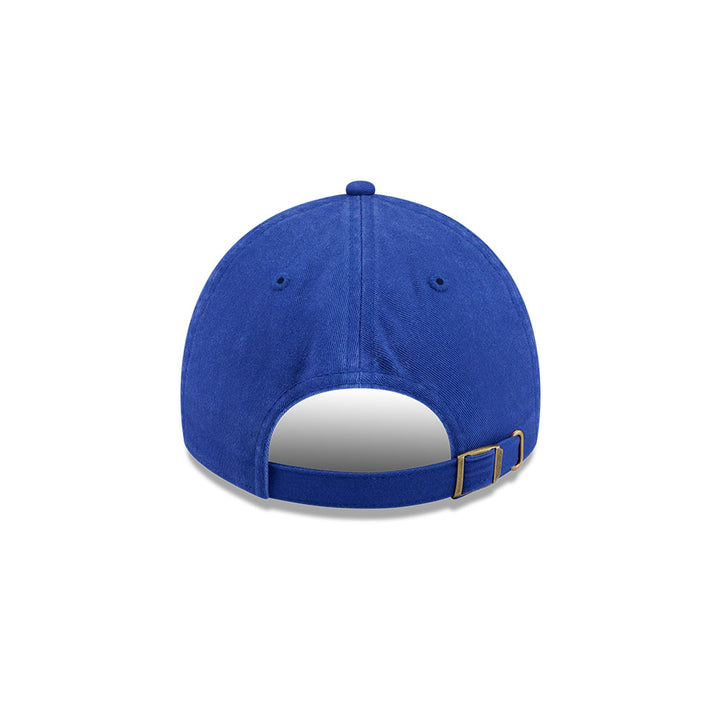 Dallas Mavericks New Era Royal Script Hardwood Classic Adjustable Cap