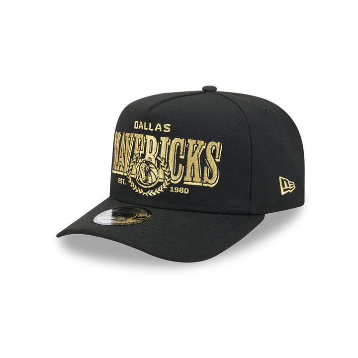Dallas Mavericks New Era Black Snapback Cap