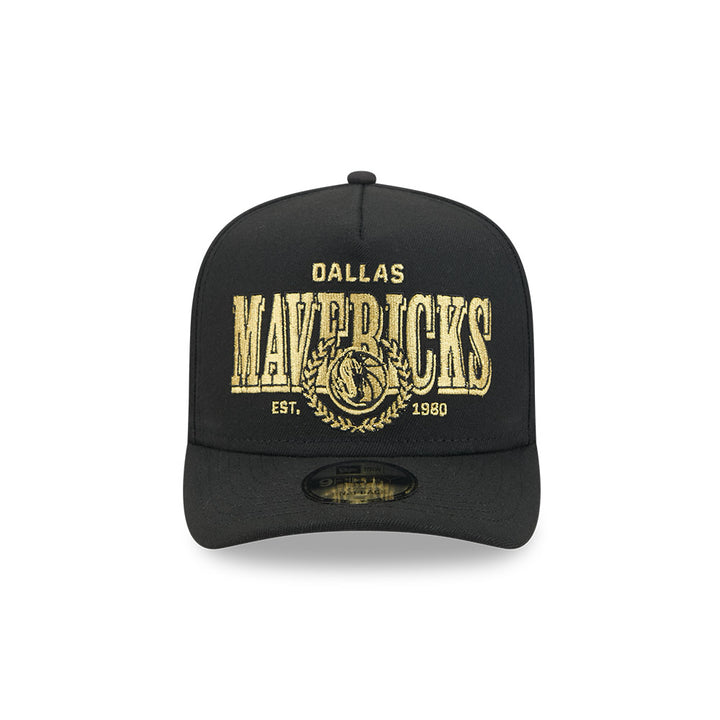 Dallas Mavericks New Era Black Snapback Cap