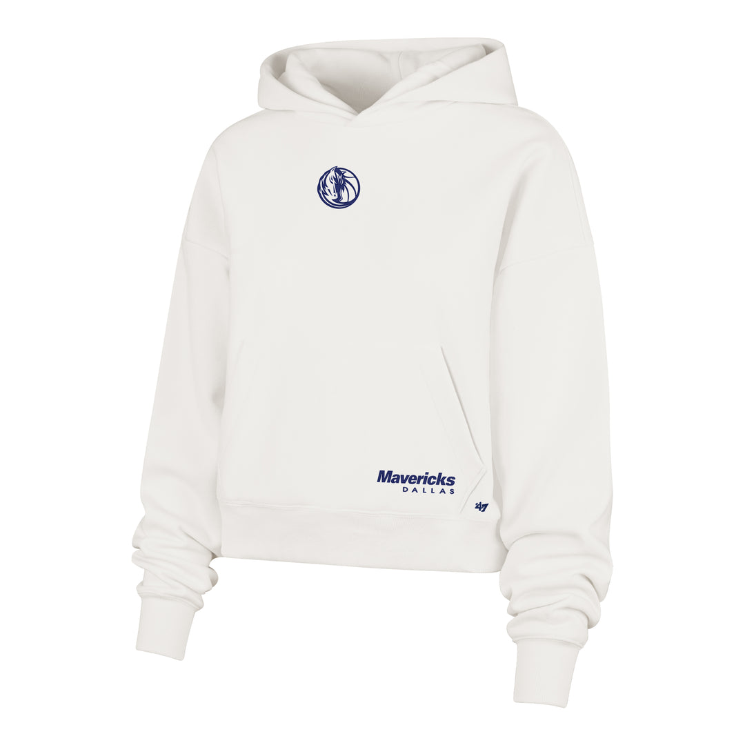 DALLAS MAVERICKS 47 BRAND WOMEN'S CROPPED HOODIE