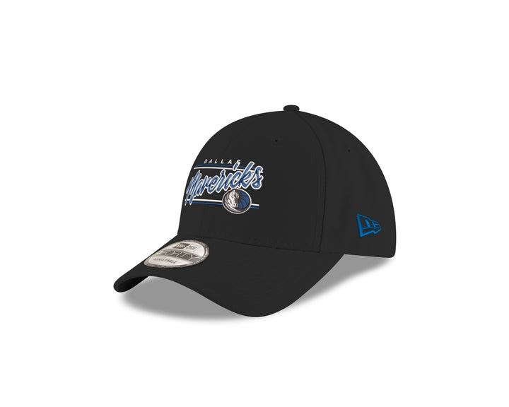 DALLAS MAVERICKS NEW ERA YOUTH BLACK SCRIPTED 940 SNAPBACK CAP