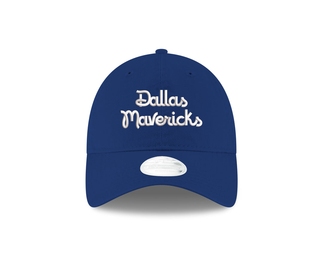 DALLAS MAVERICKS NEW ERA WOMENS SCRIPTED 920 ADJUSTABLE CAP