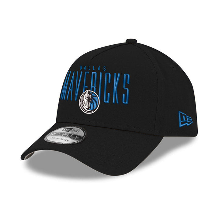 Dallas Mavericks New Era Black Cooper Flagg Script Snapback Cap