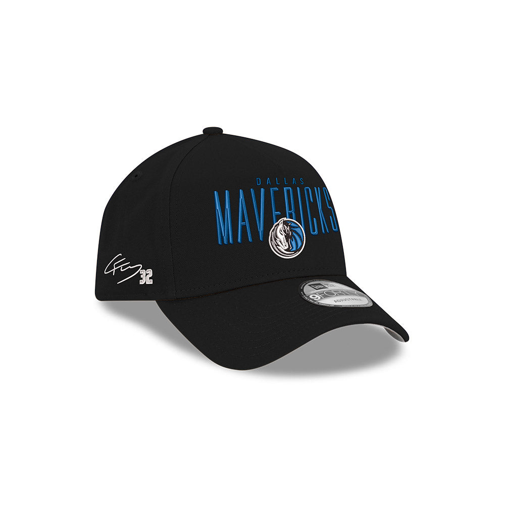 Dallas Mavericks New Era Black Cooper Flagg Script Snapback Cap