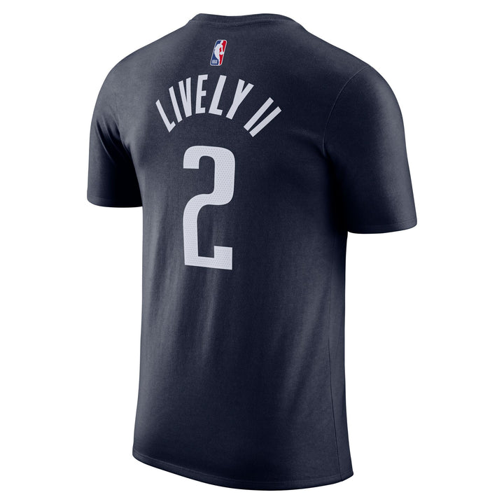 DALLAS MAVERICKS DERECK LIVELY II NIKE STATEMENT NAME & NUMBER TEE