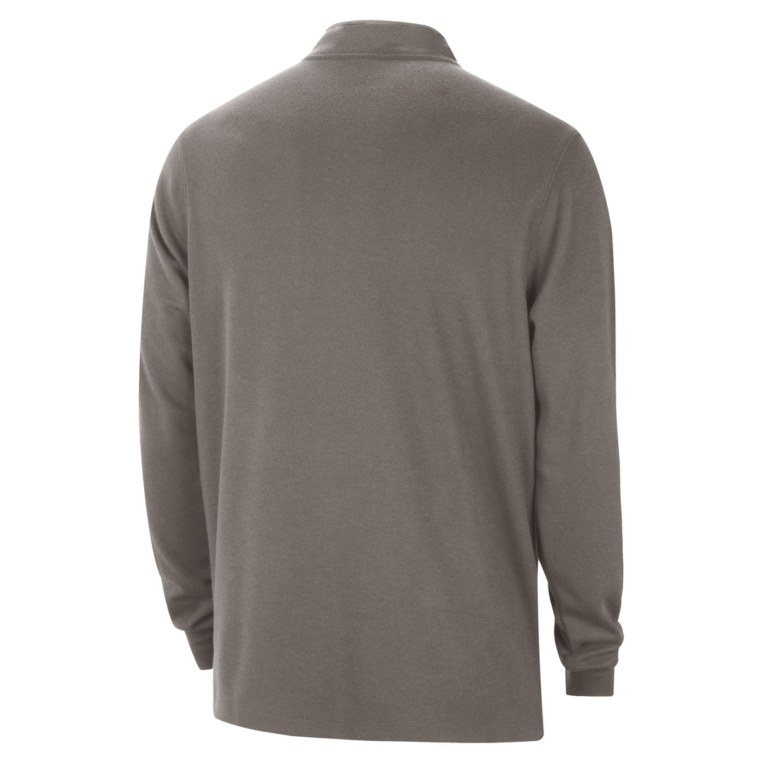 DALLAS MAVERICKS NIKE GRAY 1/4 ZIP LONG SLEEVE TOP