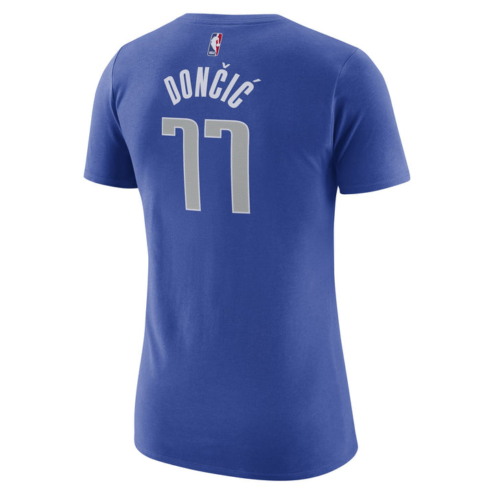 DALLAS MAVERICKS LUKA DONČIĆ NIKE WOMEN'S ICON NAME & NUMBER TEE