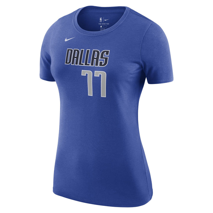 DALLAS MAVERICKS LUKA DONČIĆ NIKE WOMEN'S ICON NAME & NUMBER TEE